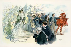 The rivals by Samuel Ehrhart Oil Painting
