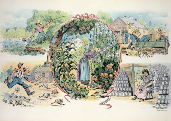 Main Product Photo of What we get to eat in the country  Painting by Samuel Ehrhart