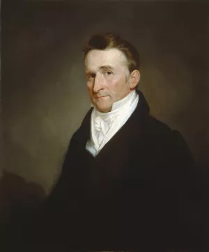Eliphalet Terry by Samuel Finley Breese Morse Oil Painting