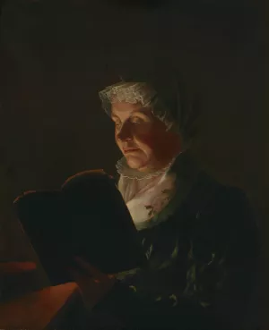 Elizabeth Ann Breese Morse by Samuel Finley Breese Morse Oil Painting
