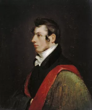 Self-Portrait by Samuel Finley Breese Morse Oil Painting