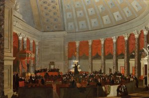 The House of Representatives by Samuel Finley Breese Morse Oil Painting