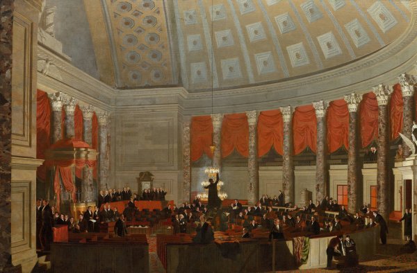 Main Product Photo of The House of Representatives  Painting by Samuel Finley Breese Morse