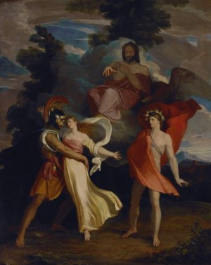 The Judgment of Jupiter by Samuel Finley Breese Morse Oil Painting