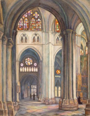 Toledo Cathedral by Samuel Halpert Oil Painting
