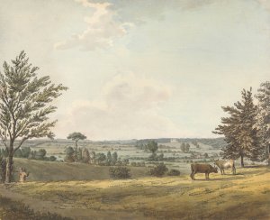 Englefield House, Berkshire by Samuel Hieronymus Grimm Oil Painting