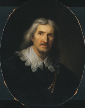 Portrait of a Man by Samuel Hoffmann Oil Painting
