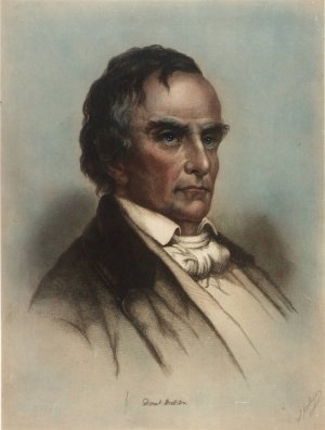 Daniel Webster by Samuel Hollyer Oil Painting