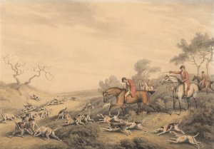 Foxhunting; At Fault by Samuel Howitt Oil Painting
