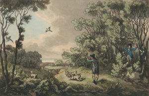 Pheasant Shooting by Samuel Howitt Oil Painting