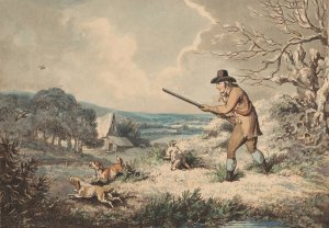 Snipe Shooting by Samuel Howitt Oil Painting