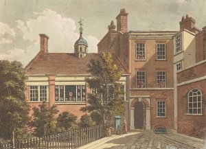Barnard's Inn by Samuel Ireland Oil Painting