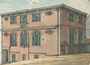 Blacksmith's Hall by Samuel Ireland Oil Painting