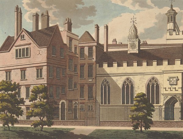 Main Product Photo of Clifford's Inn  Painting by Samuel Ireland