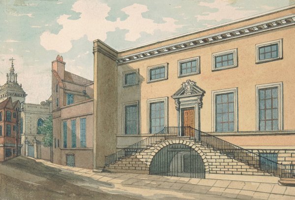 Dyer's Hall  by Samuel Ireland - Hand-Painted Oil Painting Reproduction