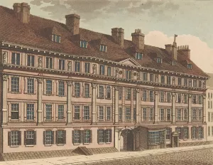 Furnival's Inn Oil painting by Samuel Ireland