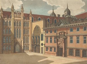 Guildhall by Samuel Ireland Oil Painting