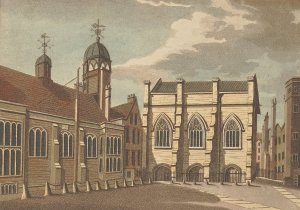 Lincoln's Inn Hall and Chapel by Samuel Ireland Oil Painting
