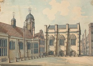 Lincoln's Inn Hall and Chapel by Samuel Ireland Oil Painting