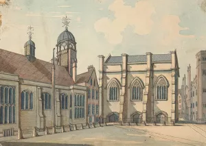 Lincoln's Inn Hall and Chapel by Samuel Ireland Oil Painting