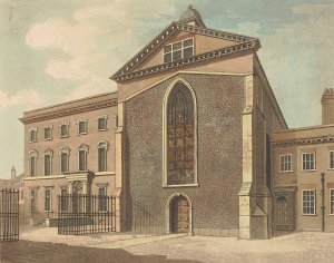 Rolls Chapel by Samuel Ireland Oil Painting