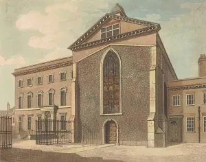Rolls Chapel by Samuel Ireland Oil Painting