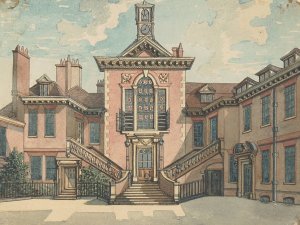 Sergeant's Inn by Samuel Ireland Oil Painting