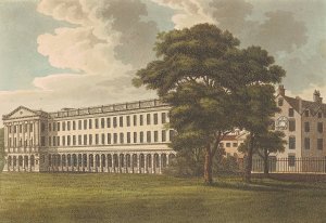 Stone Buildings, Lincoln's Inn by Samuel Ireland Oil Painting