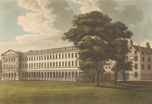 Stone Buildings, Lincoln's Inn by Samuel Ireland Oil Painting
