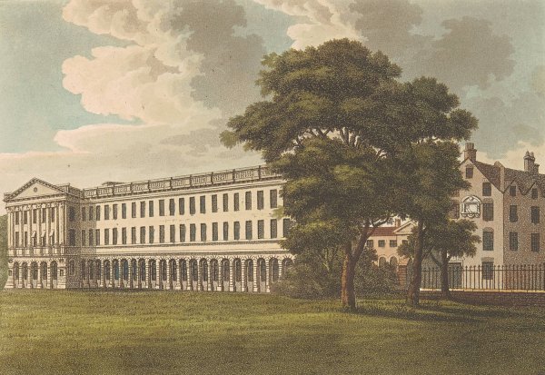 Main Product Photo of Stone Buildings, Lincoln's Inn  Painting by Samuel Ireland