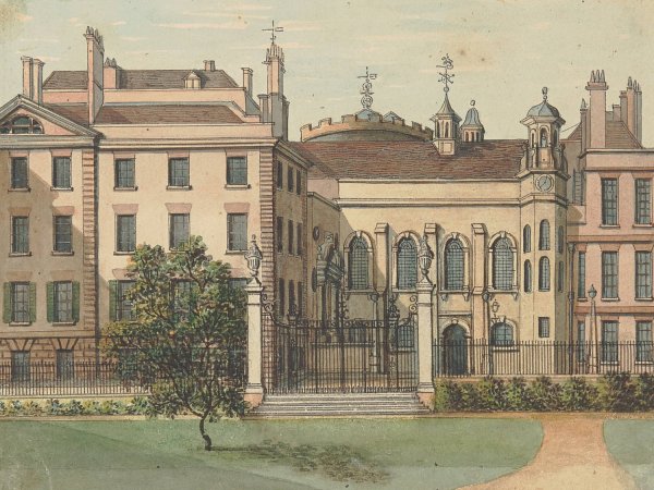 Main Product Photo of The Inner Temple  Painting by Samuel Ireland