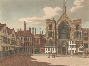 Westminster Hall by Samuel Ireland Oil Painting