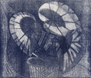 Bladbegonia by Samuel Jessurun De Mesquita Oil Painting