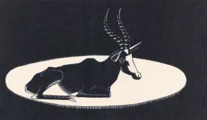 Blesbok by Samuel Jessurun De Mesquita Oil Painting