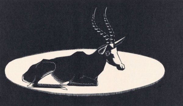 Blesbok  by Samuel Jessurun De Mesquita - Hand-Painted Oil Painting Reproduction