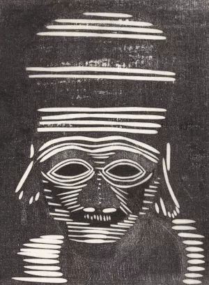 Fantasie; kop by Samuel Jessurun De Mesquita Oil Painting