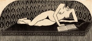 Lezen by Samuel Jessurun De Mesquita Oil Painting