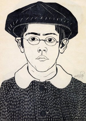 Mijn zoon by Samuel Jessurun De Mesquita Oil Painting