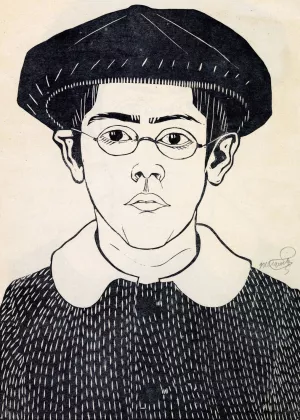 Mijn zoon by Samuel Jessurun De Mesquita Oil Painting