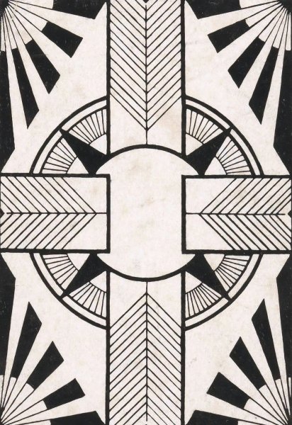 Ornament met cirkel en kruis  by Samuel Jessurun De Mesquita - Hand-Painted Oil Painting Reproduction