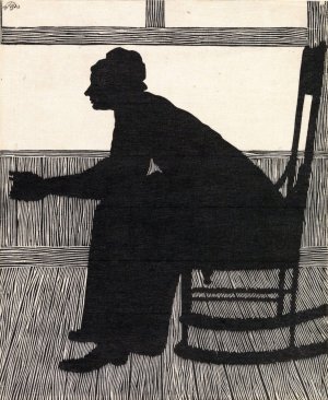 Silhouet by Samuel Jessurun De Mesquita Oil Painting