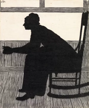 Silhouet by Samuel Jessurun De Mesquita Oil Painting