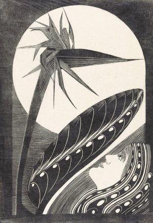 Uitgebloeide strelitzia by Samuel Jessurun De Mesquita Oil Painting