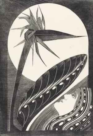 Uitgebloeide strelitzia by Samuel Jessurun De Mesquita Oil Painting