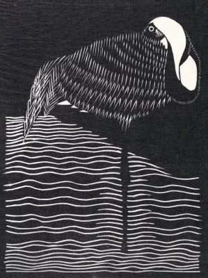Witnekkraanvogel by Samuel Jessurun De Mesquita Oil Painting