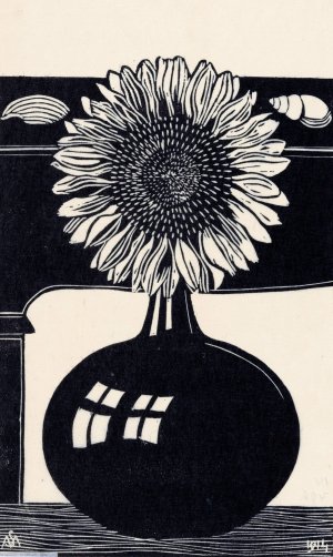 Zonnebloem by Samuel Jessurun De Mesquita Oil Painting