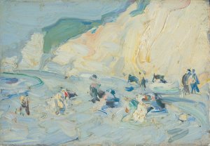 Berneval, France Oil painting by Samuel John Peploe