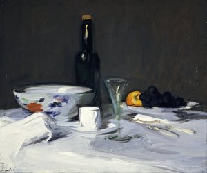 The Black Bottle by Samuel John Peploe Oil Painting
