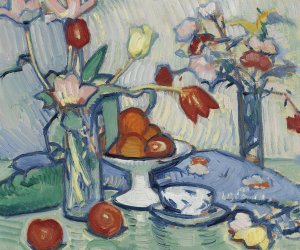 Tulips by Samuel John Peploe Oil Painting