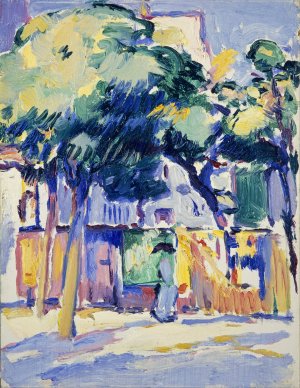 Veules-les-Roses by Samuel John Peploe Oil Painting
